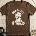 Dead Lift T-Shirt — Heather Brown