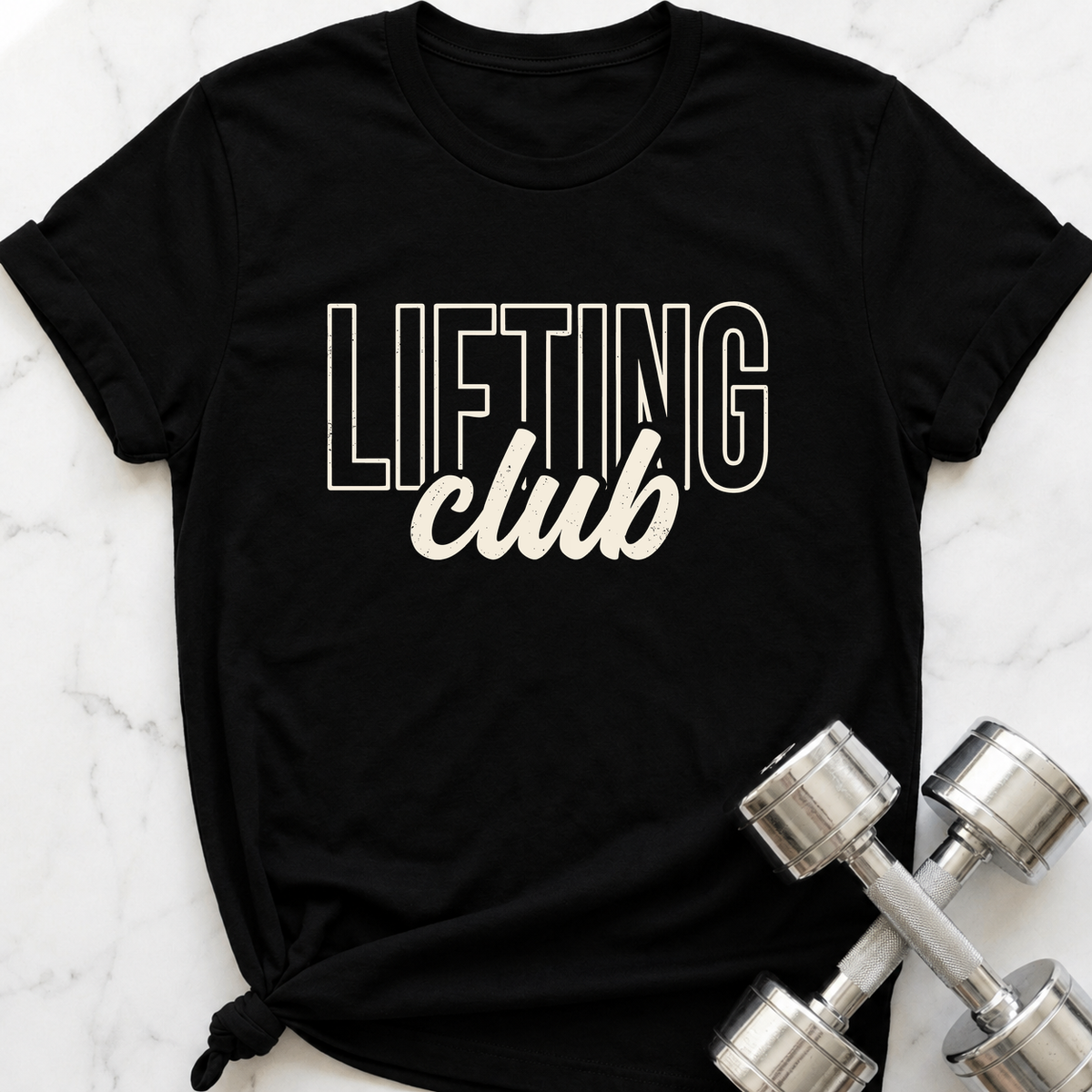 Lifting Club T-Shirt — Black
