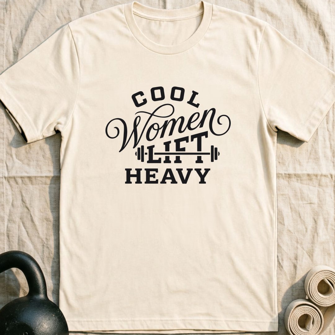 Cool Women Lift Heavy T-Shirt — Natural