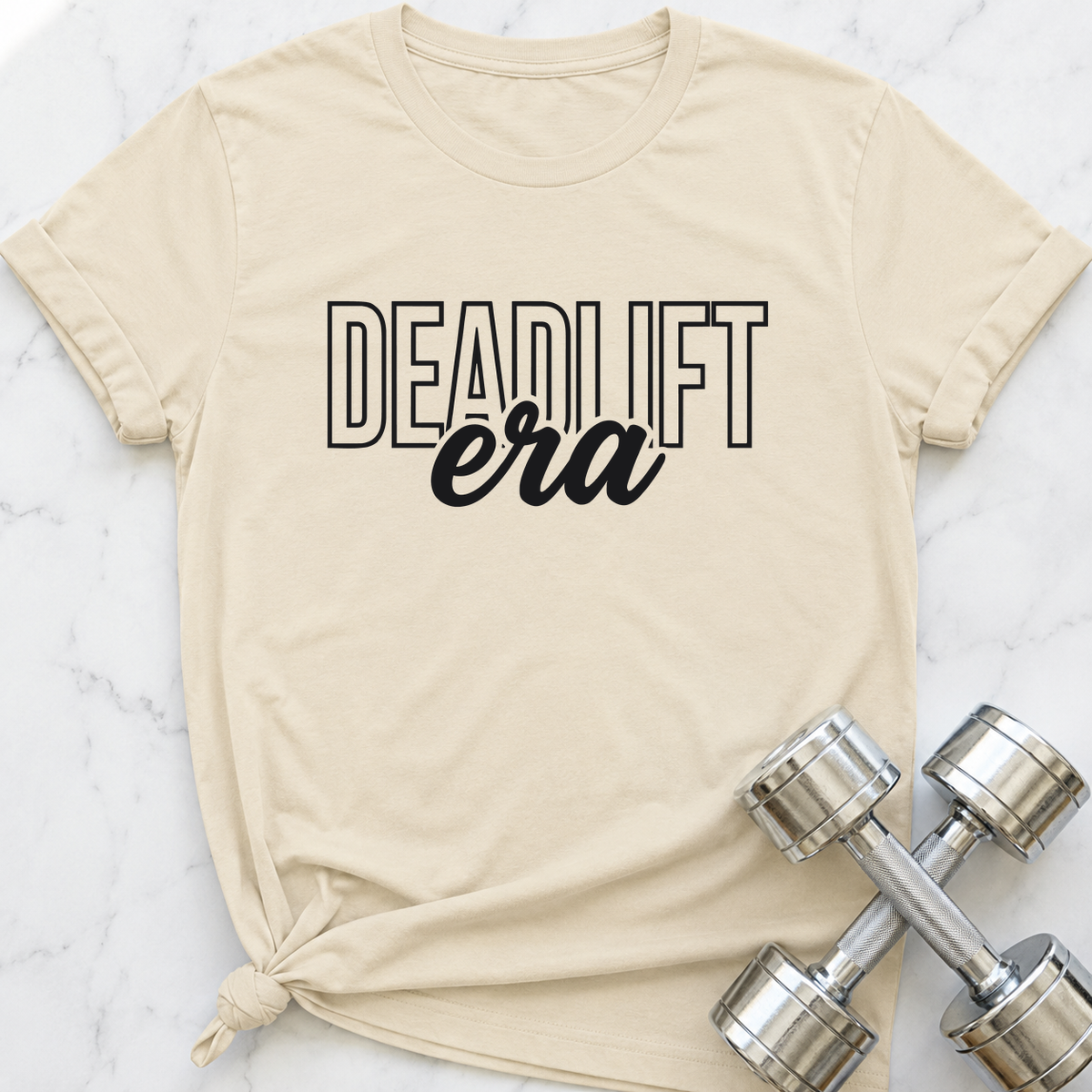 Deadlift Era T-Shirt — Natural