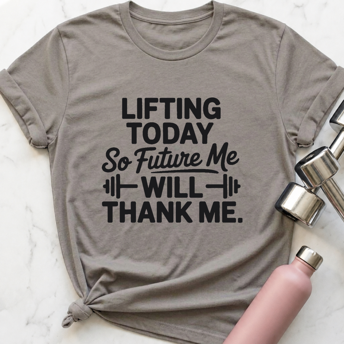 Future Me Will Thank Me T-Shirt — Athletic Heather