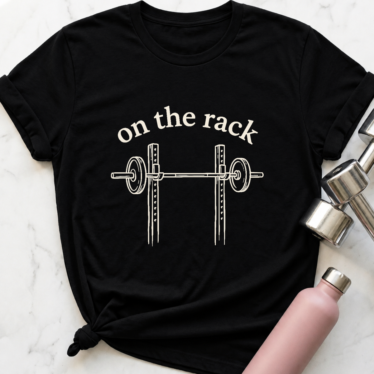 On The Rack T-Shirt — Black