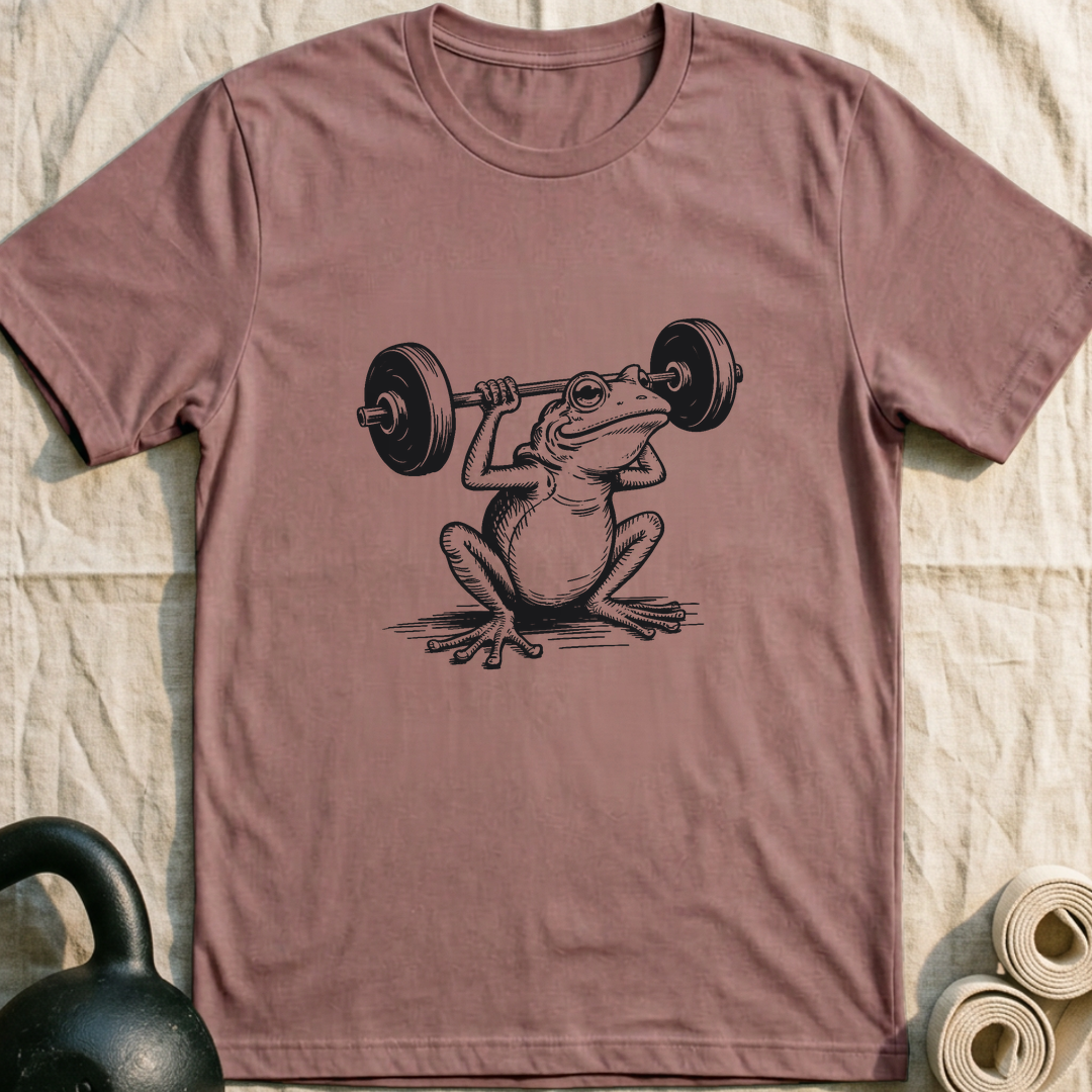Squat Frog T-Shirt — Mauve