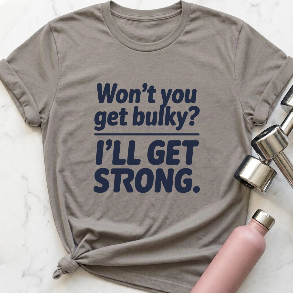 Won't You Get Bulky T-Shirt — Athletic Heather