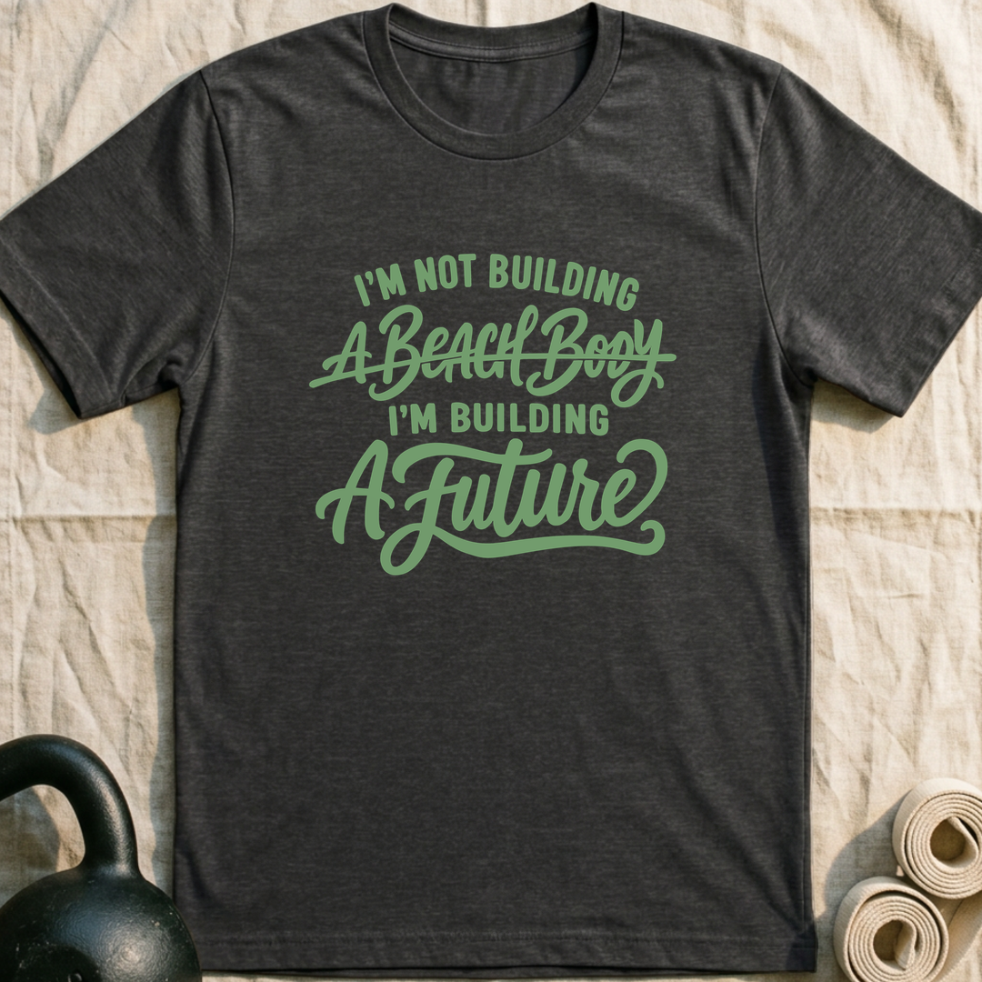 Building A Future T-Shirt — Dark Grey Heather
