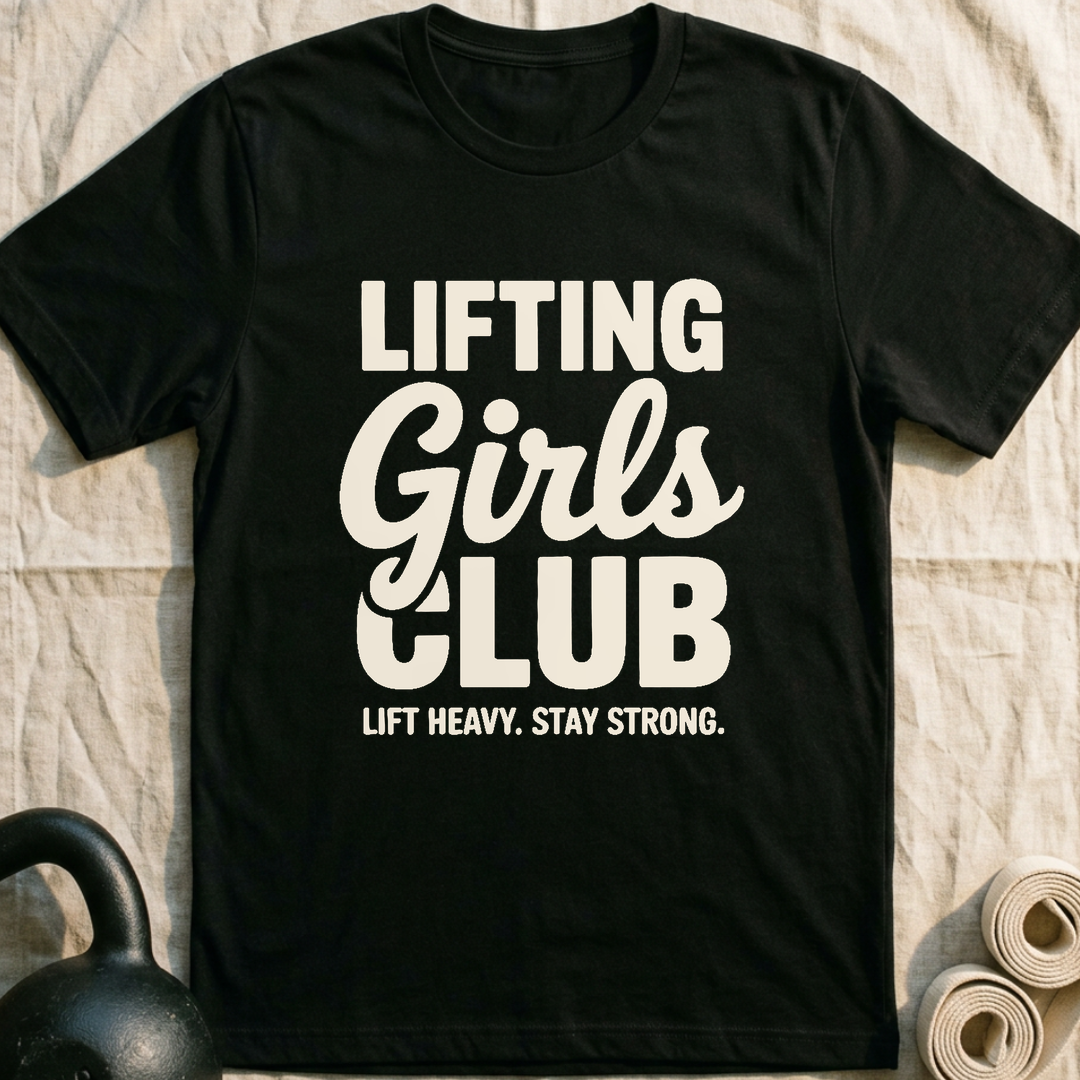 Lifting Girls Club Bold T-Shirt — Black