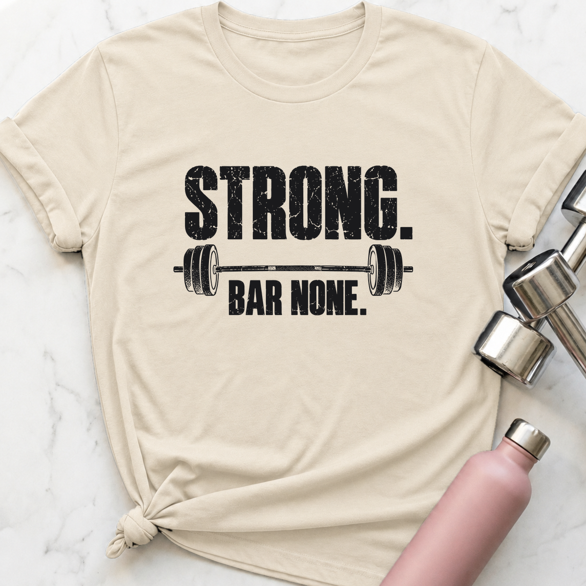 Strong Bar None T-Shirt — Natural