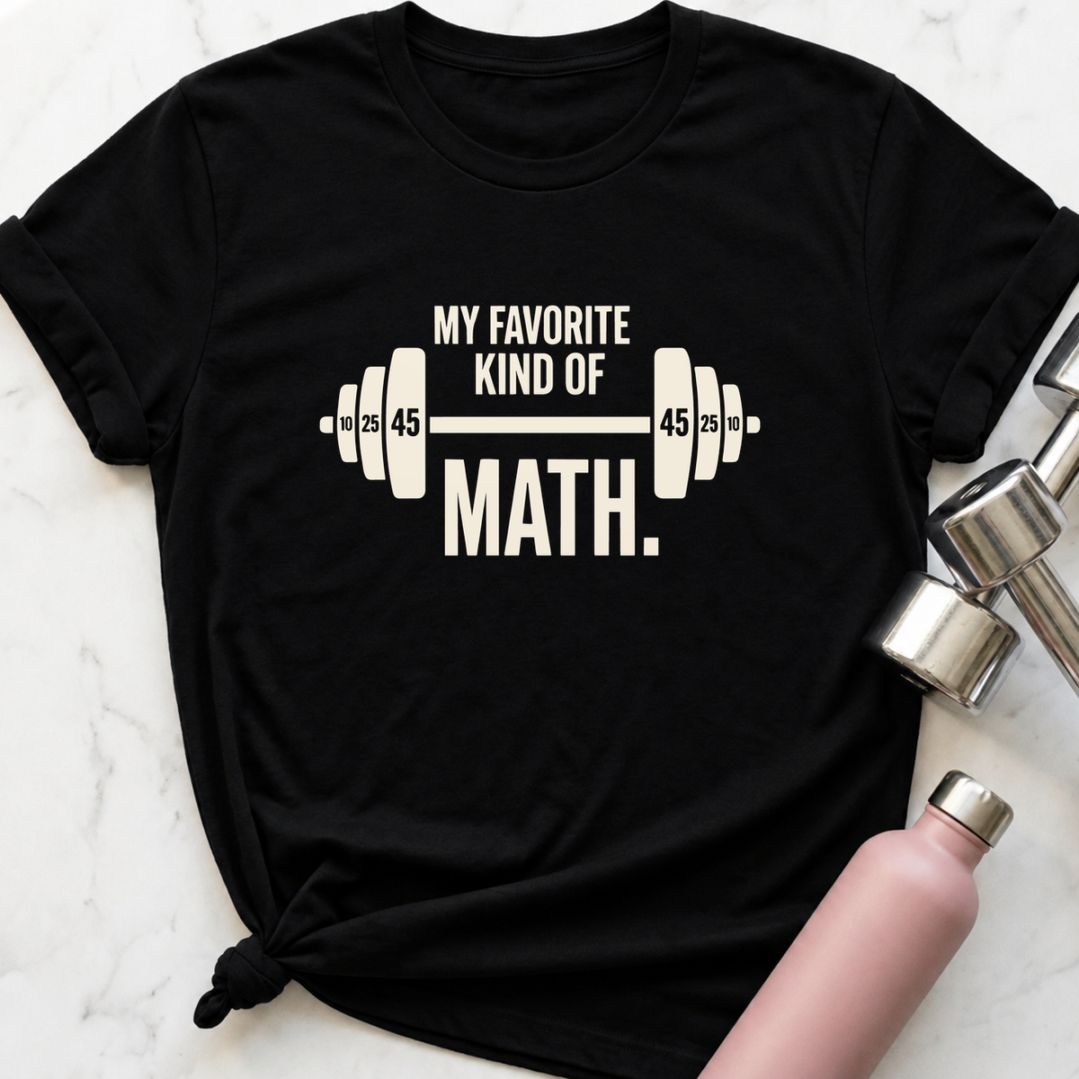 My Favorite Kind Of Math T-Shirt — Black