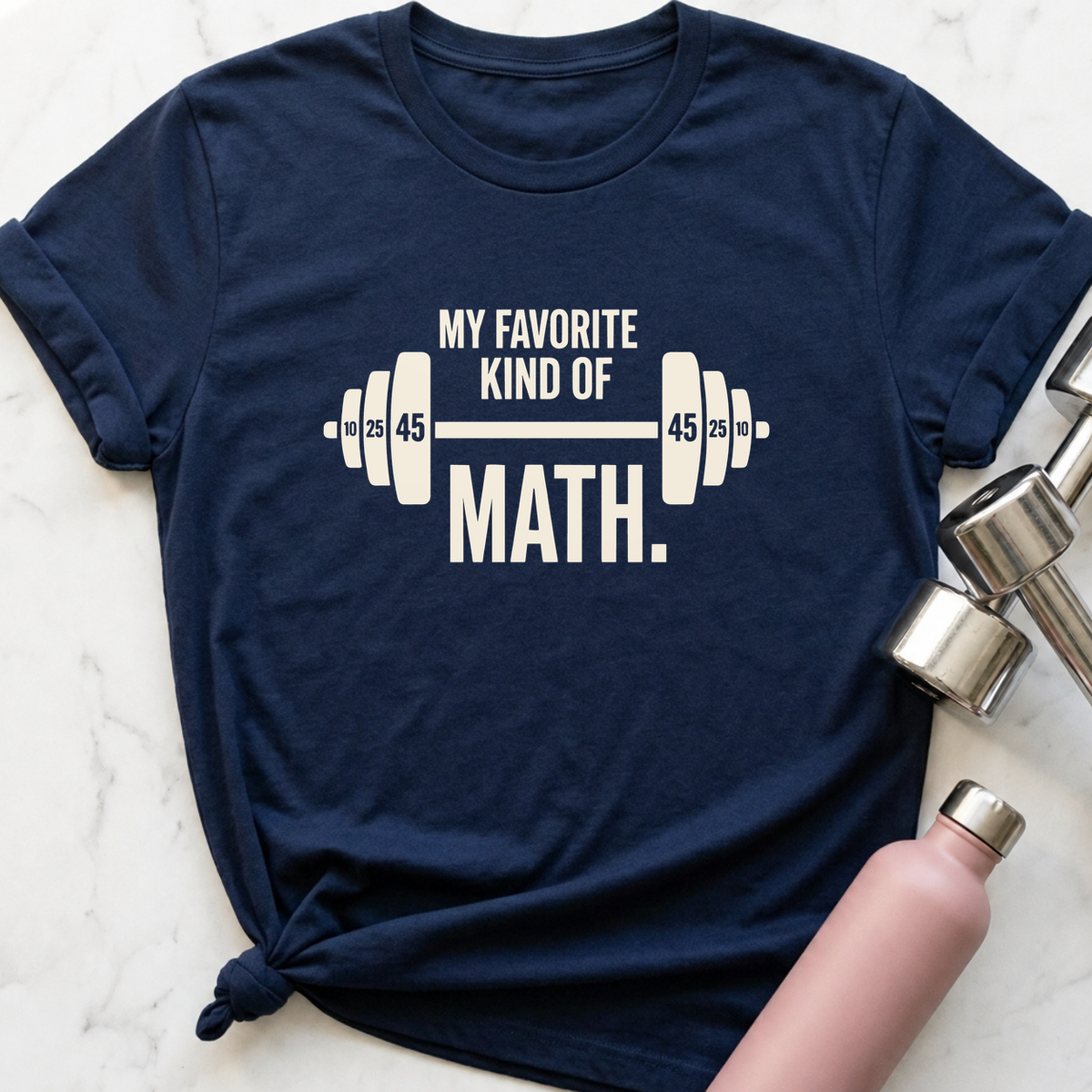 My Favorite Kind Of Math T-Shirt — Navy