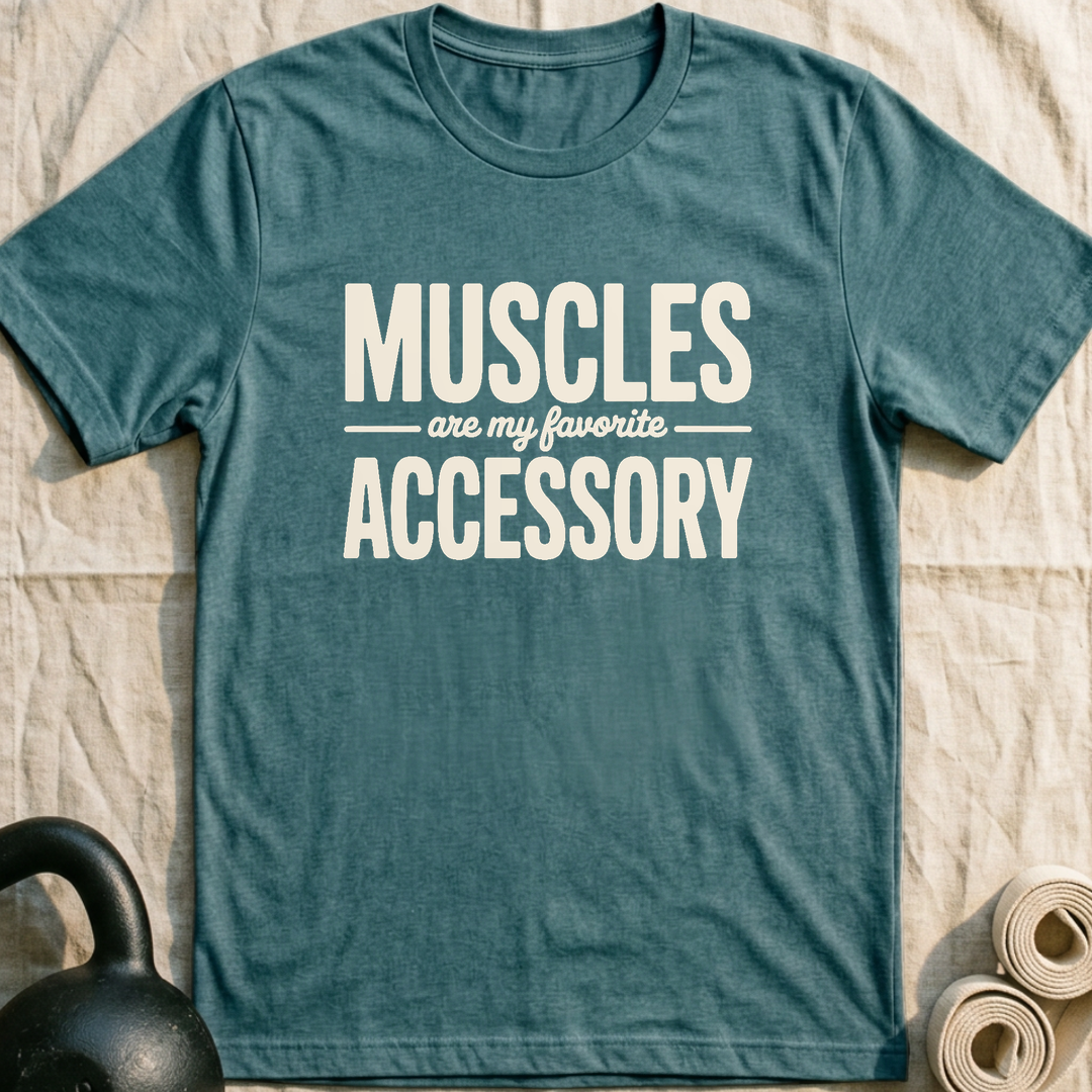 Favorite Accessory T-Shirt — Heather Deep Teal