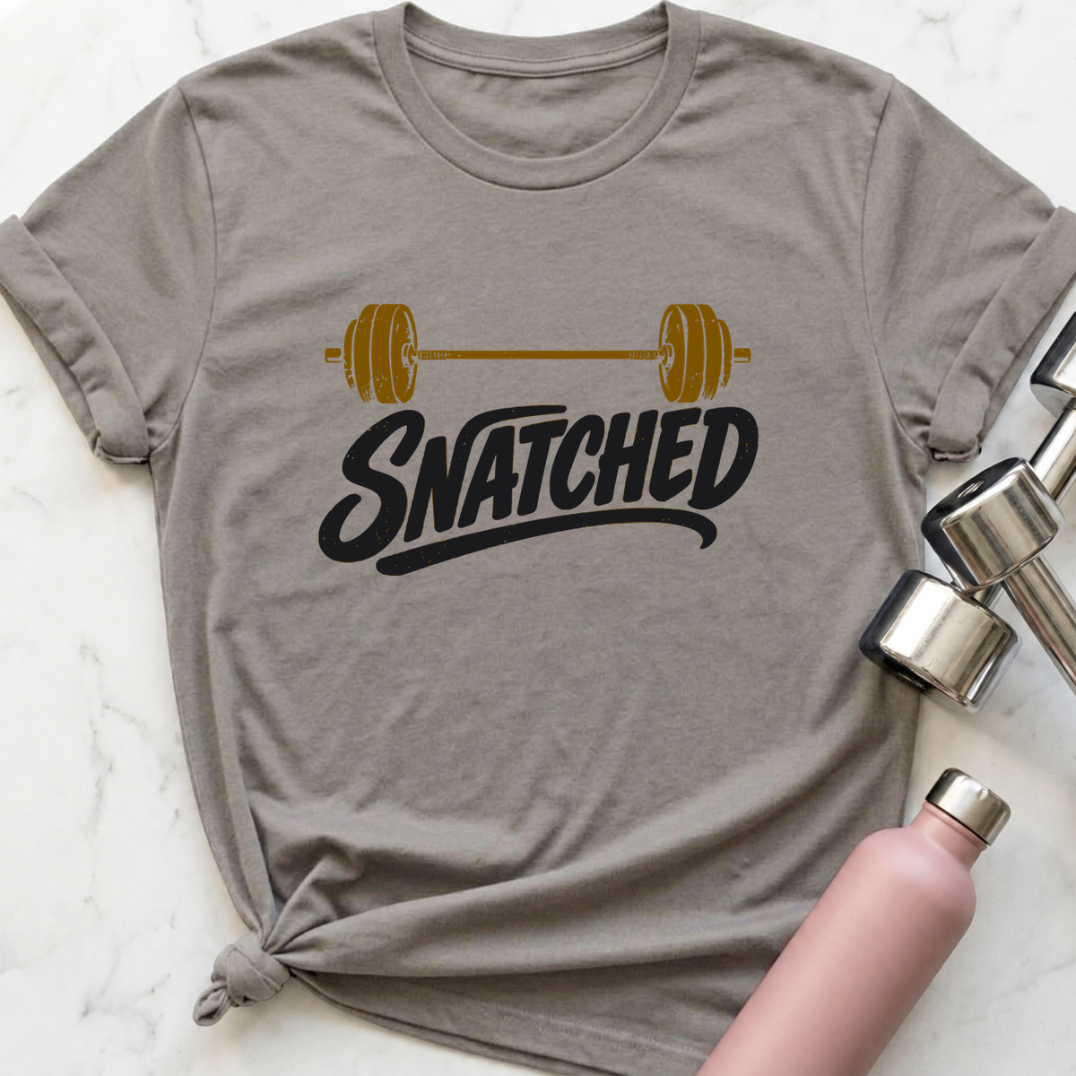 Snatched T-Shirt — Athletic Heather