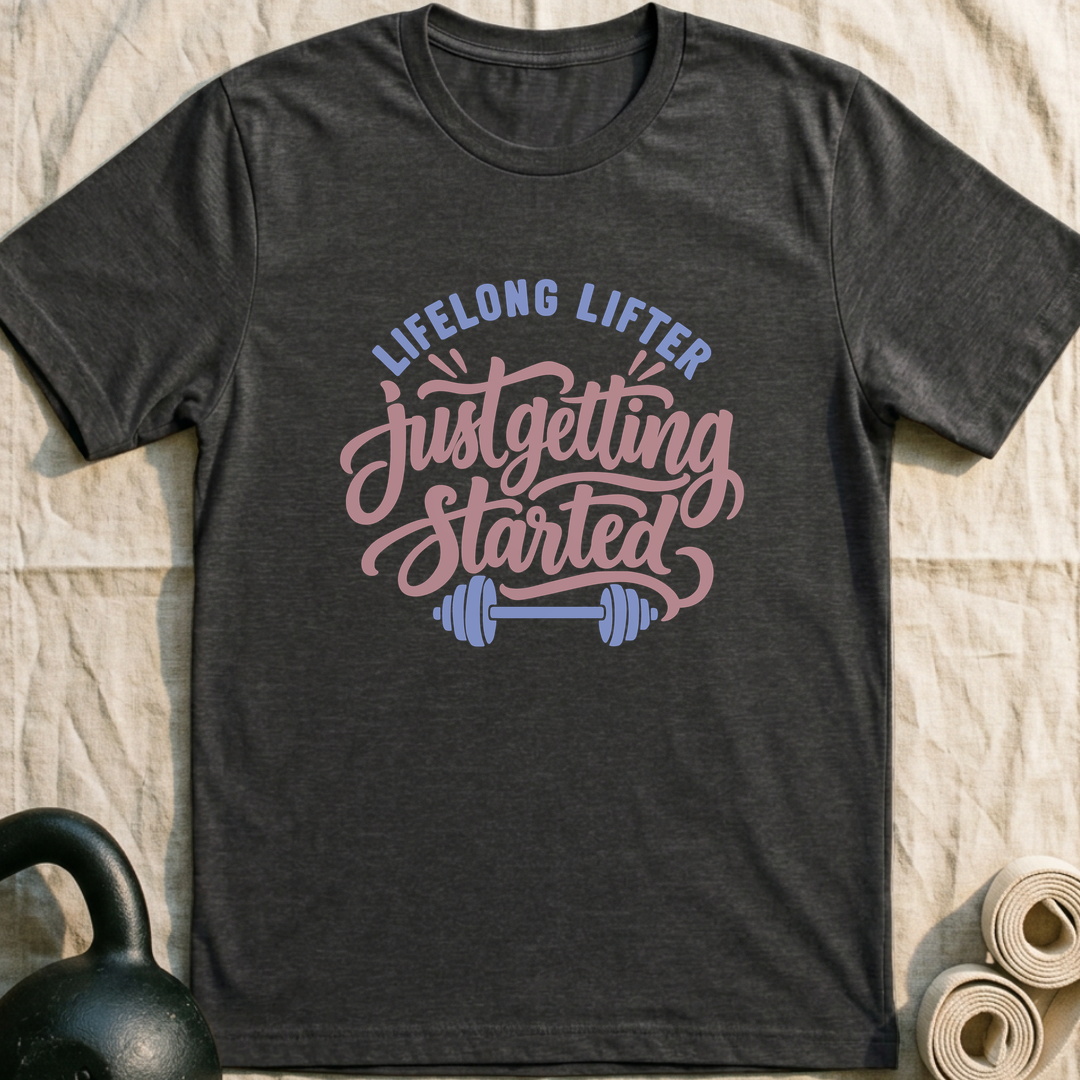 Lifelong Lifter T-Shirt — Dark Grey Heather