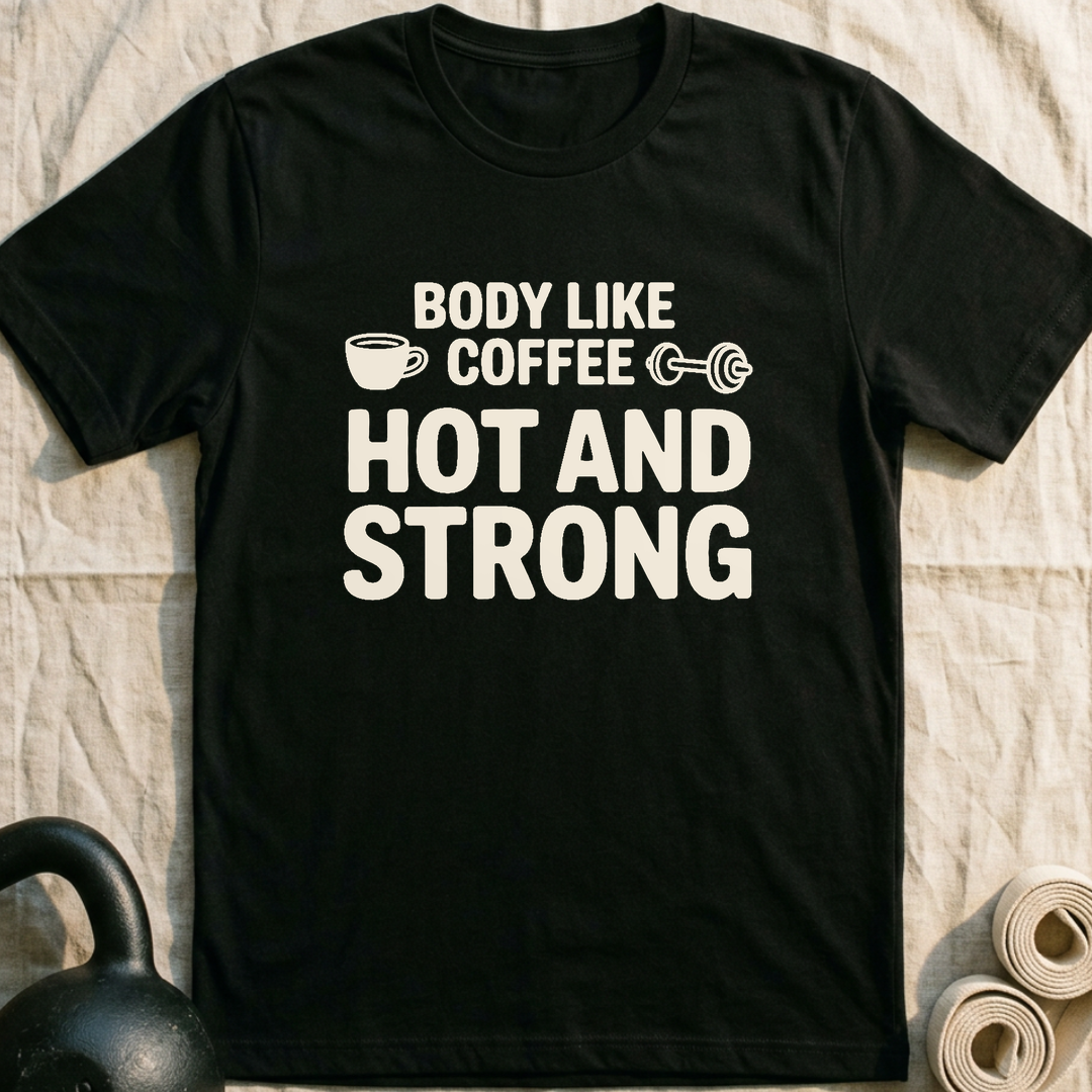 Body Like Coffee T-Shirt — Black