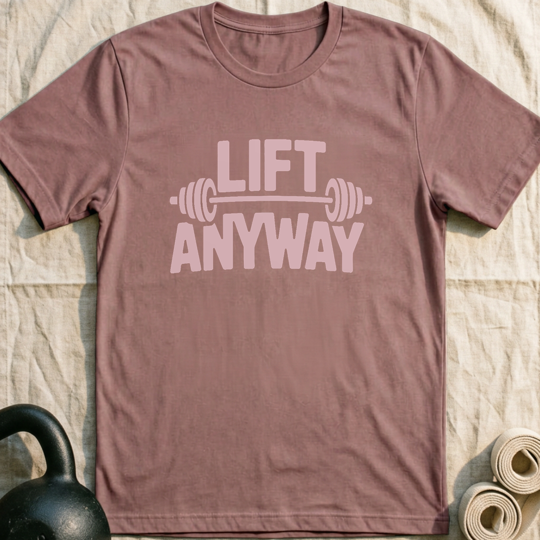 Lift Anyway T-Shirt — Mauve