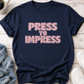 Press To Impress T-Shirt — Navy