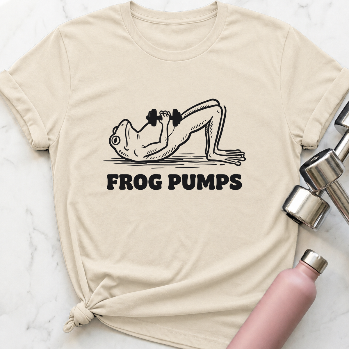 Frog Pumps T-Shirt — Natural
