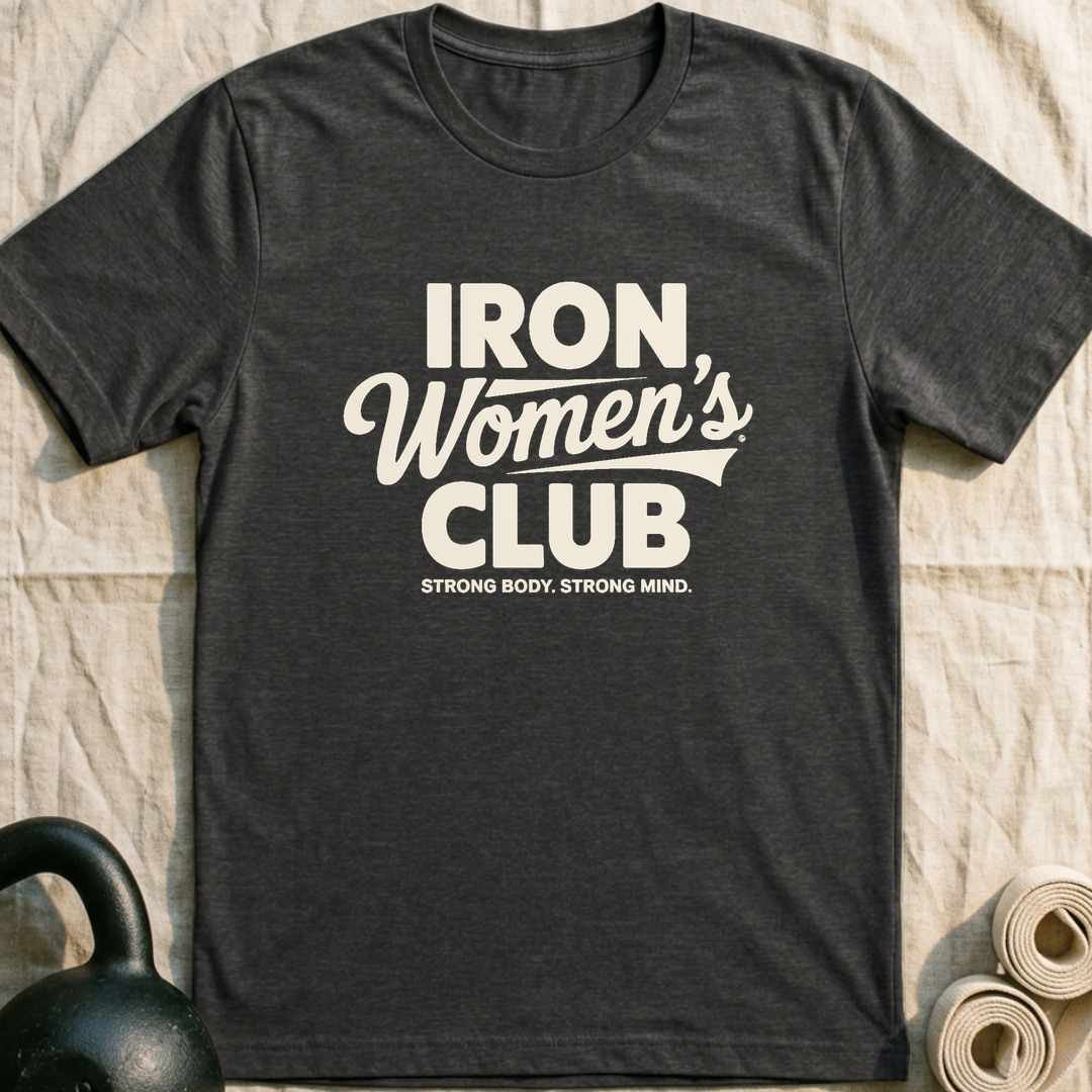 Iron Women's Club T-Shirt — Dark Grey Heather