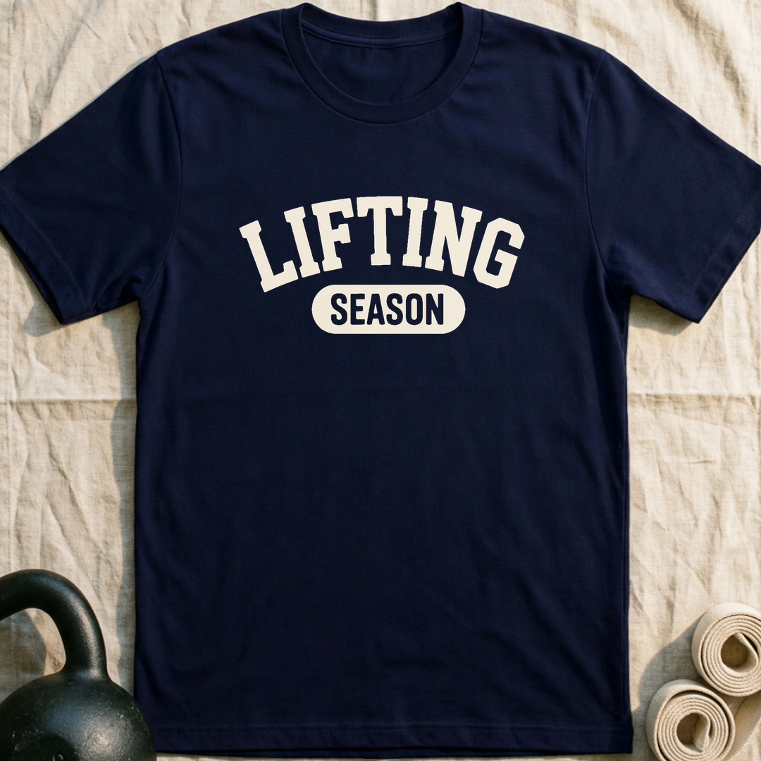 Lifting Season T-Shirt — Navy