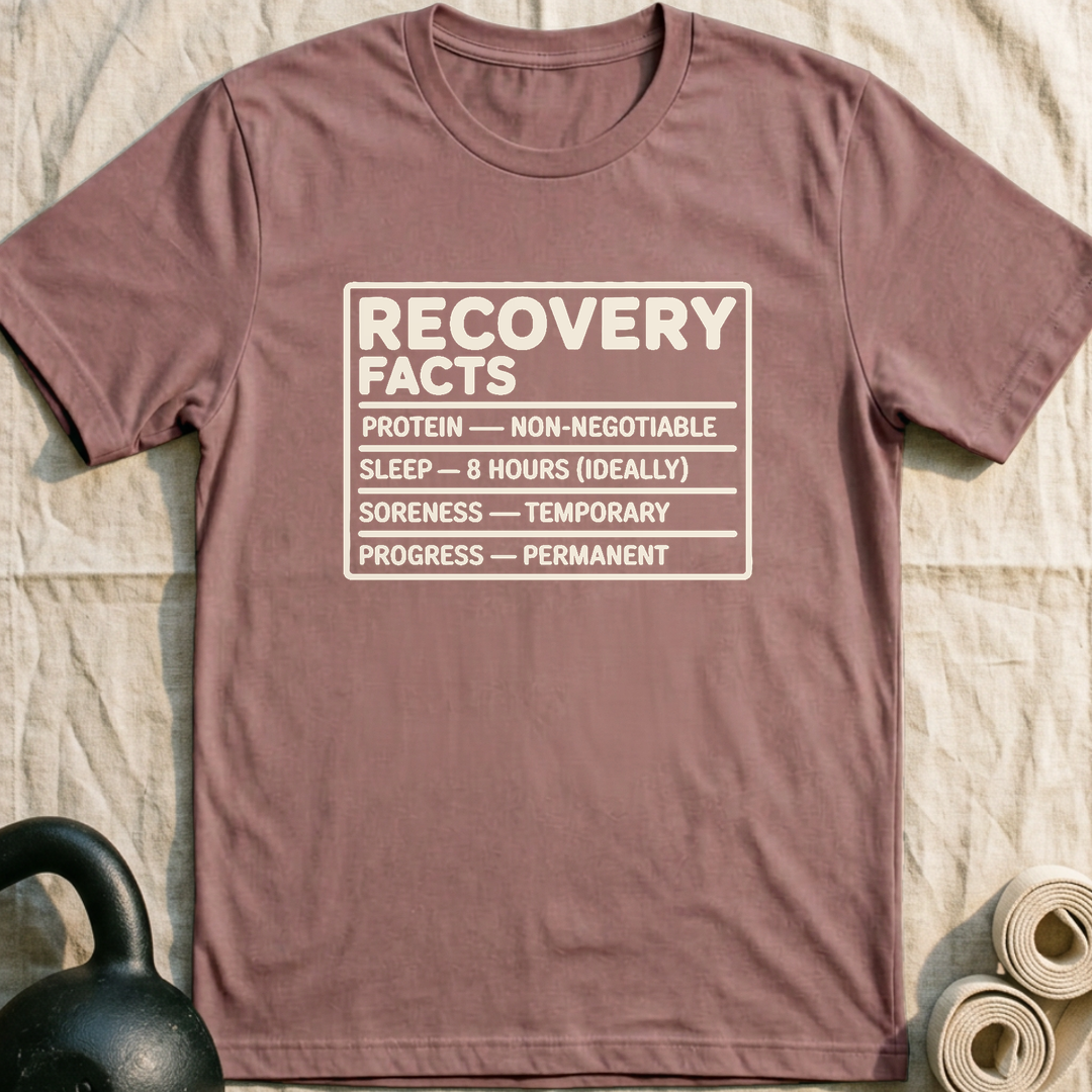 Recovery Facts T-Shirt — Mauve