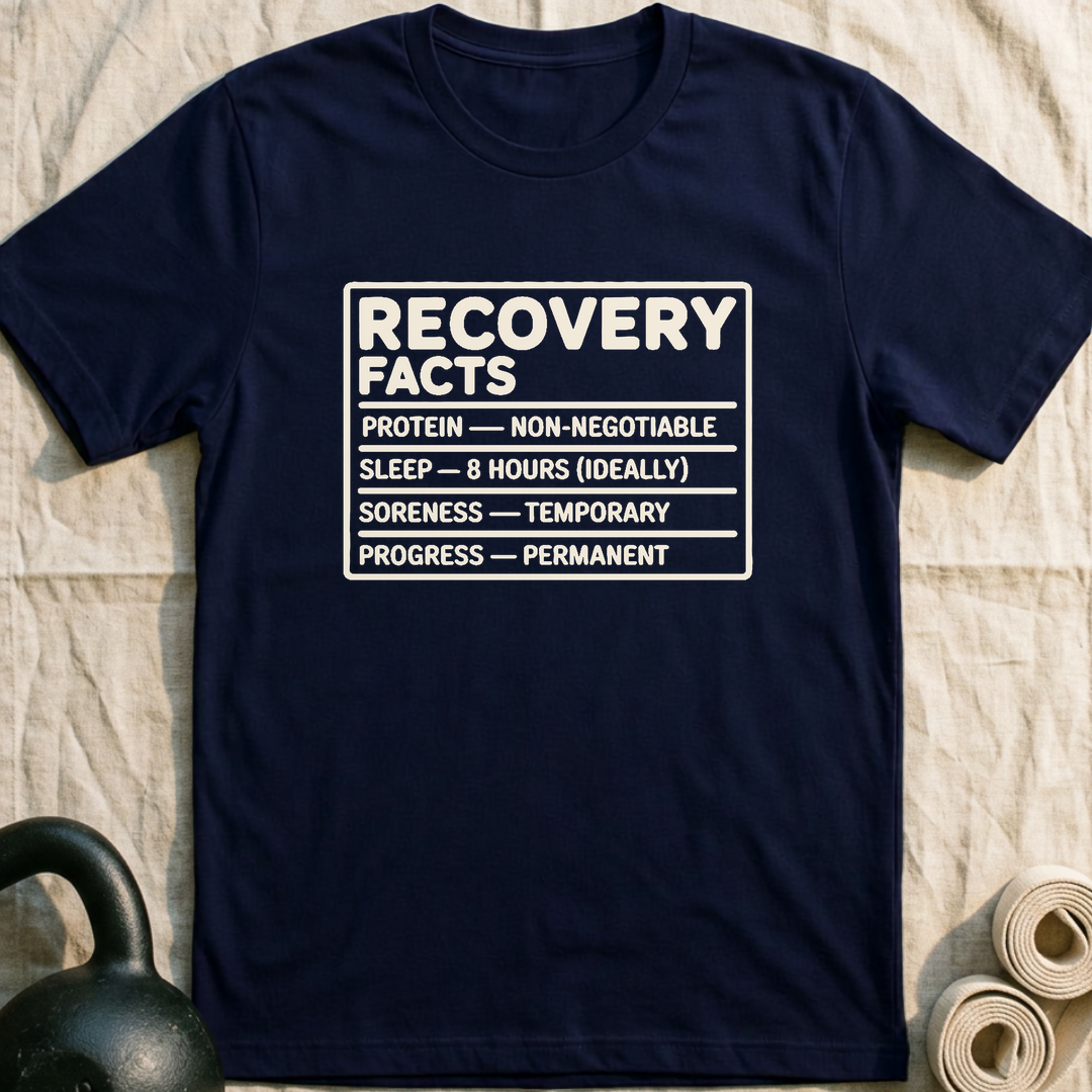Recovery Facts T-Shirt — Navy