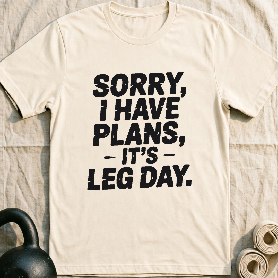 Sorry I Have Plans T-Shirt — Natural