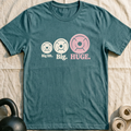 Big Lift Big Huge Plates T-Shirt — Heather Deep Teal