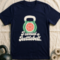 I Carried A Kettlebell Watermelon T-Shirt — Navy