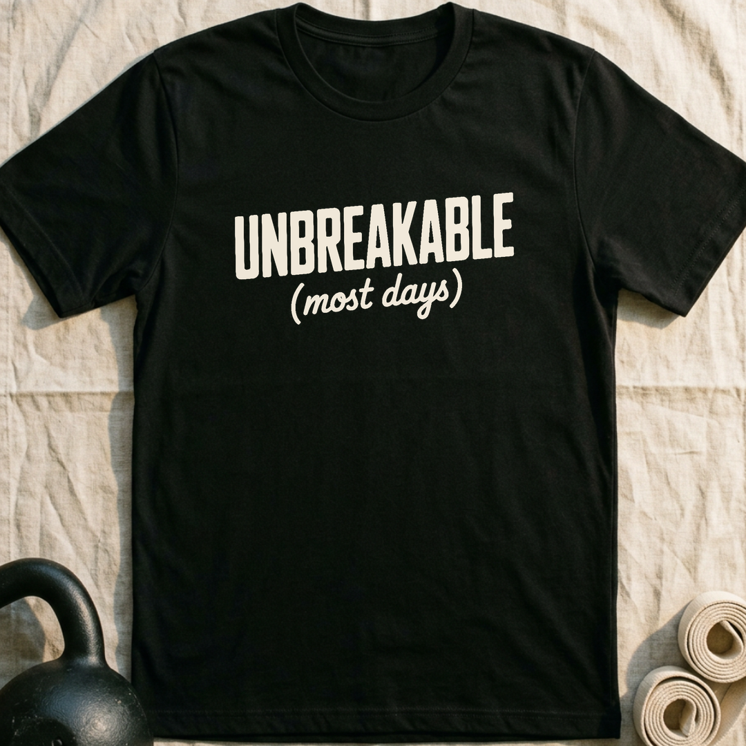 Unbreakable Most Days T-Shirt — Black