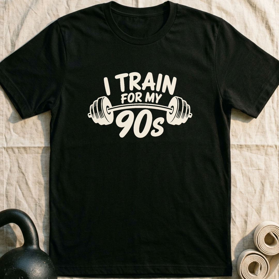 I Train For My 90s T-Shirt — Black