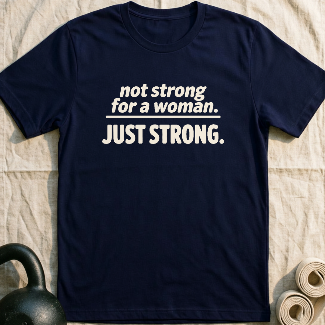 Just Strong T-Shirt — Navy